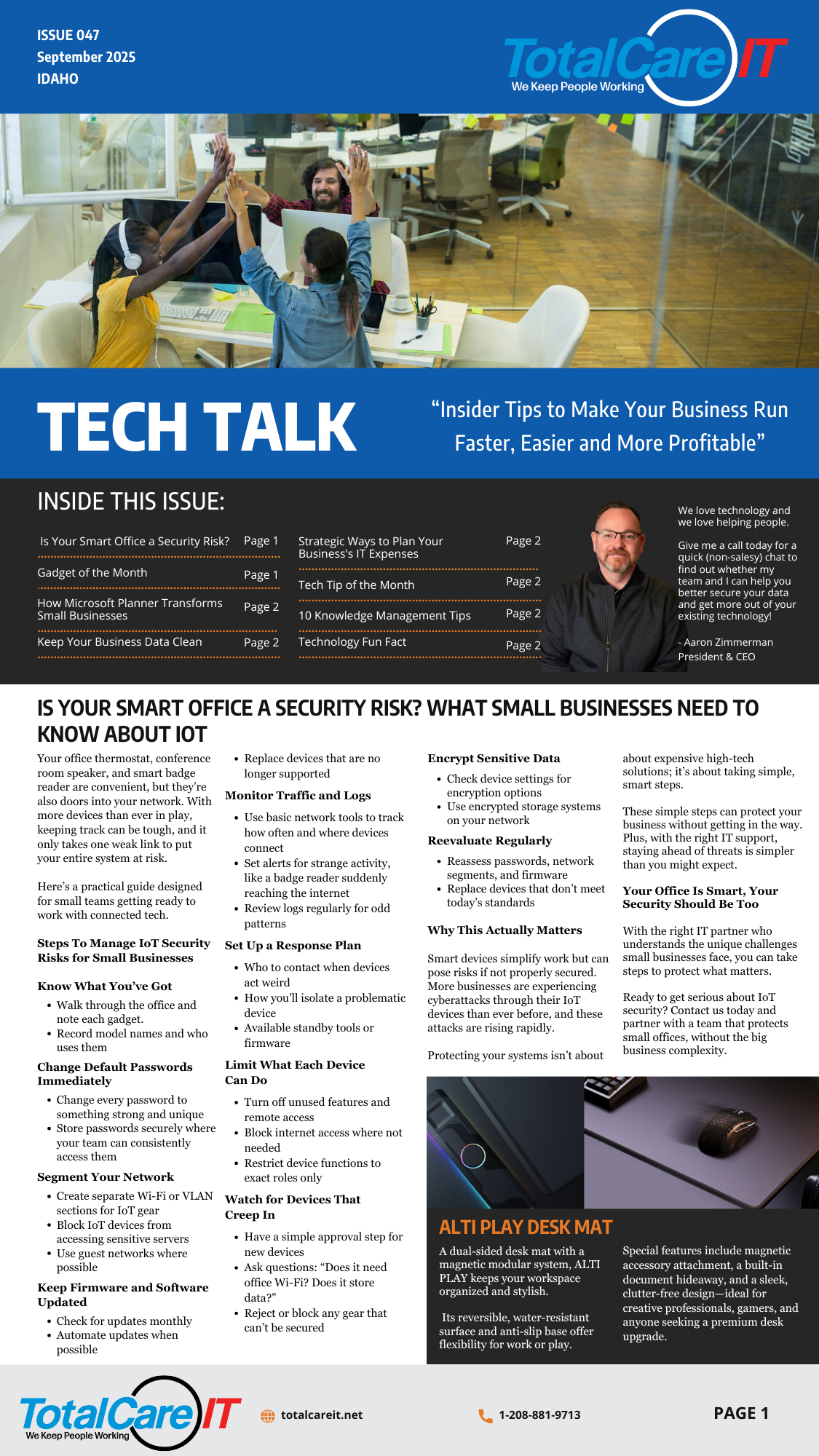 1Newsletter-September-2025