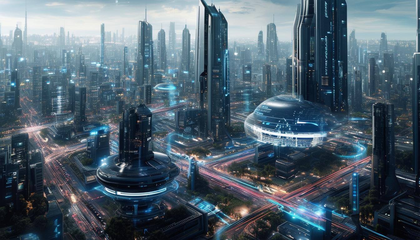 futuristic skyline