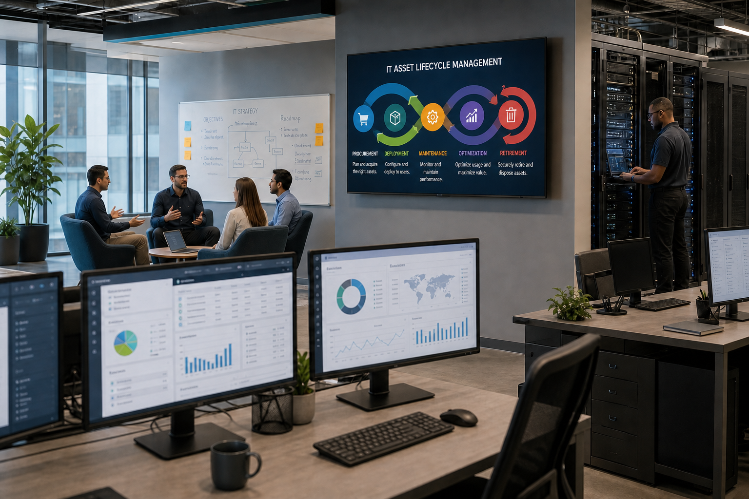 IT Management in office