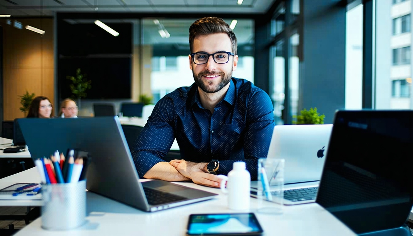 Strategic IT advisor in an office