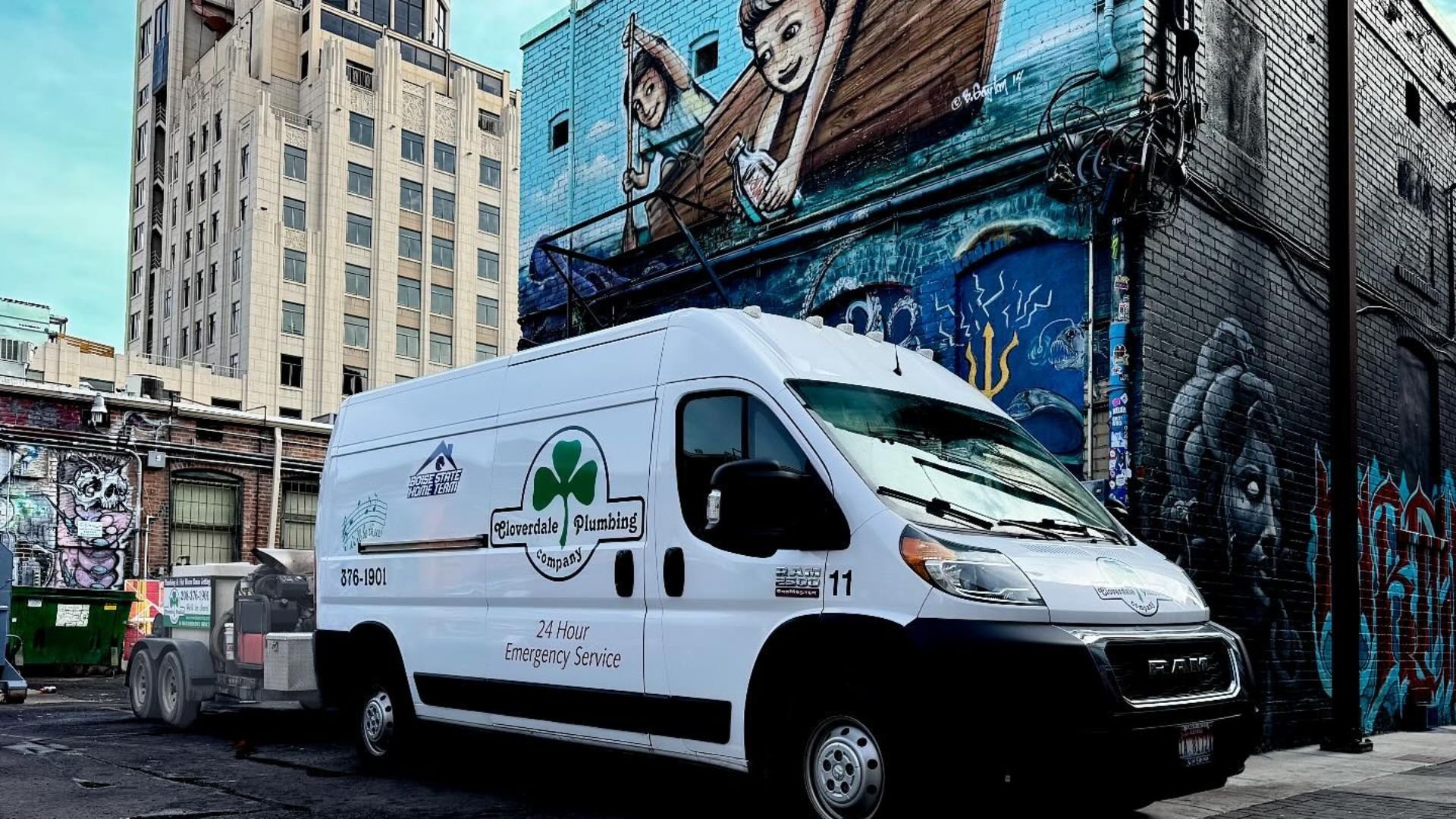 Cloverdale Plumbing van