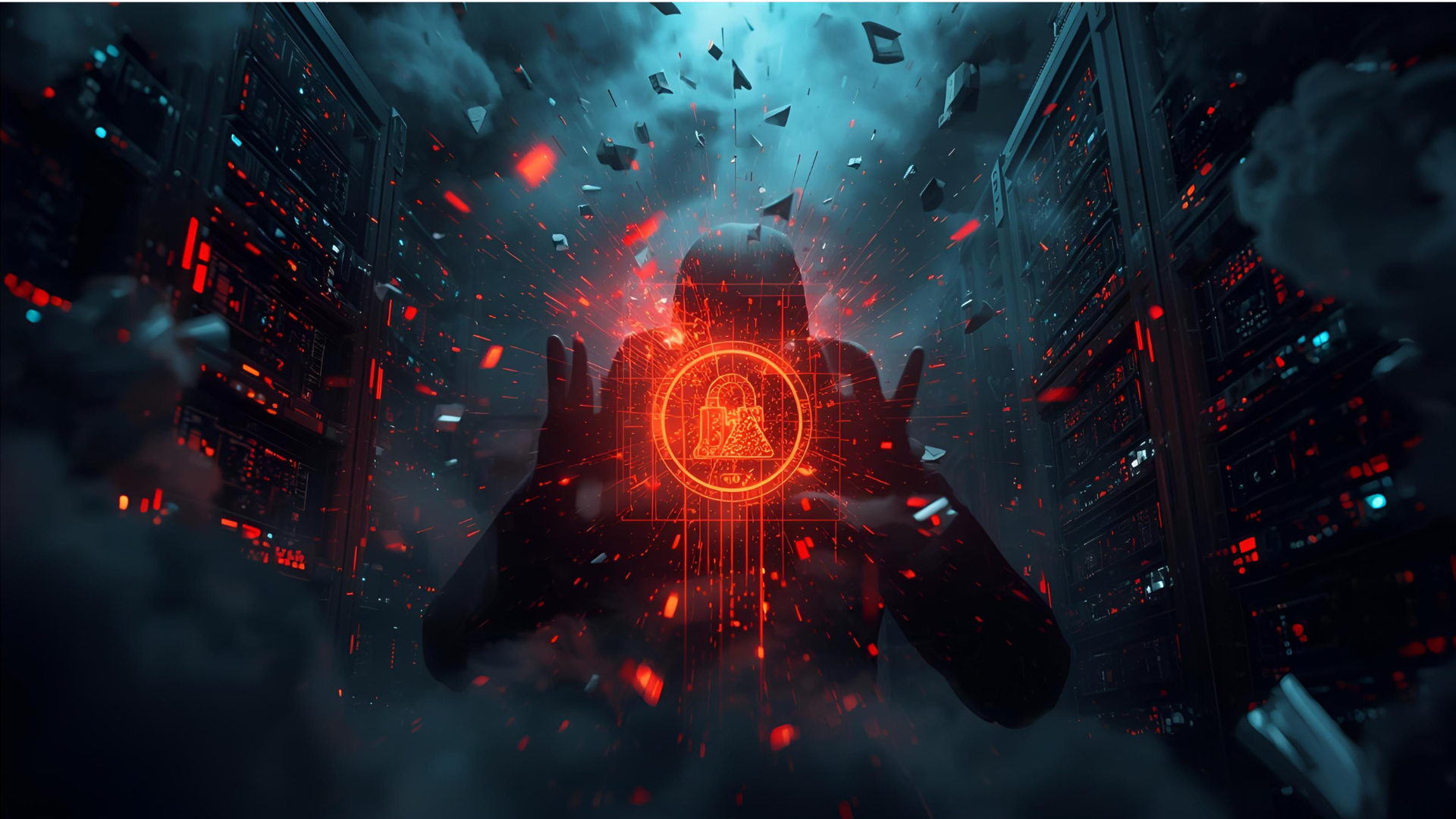cyber hacker trying to hack a system