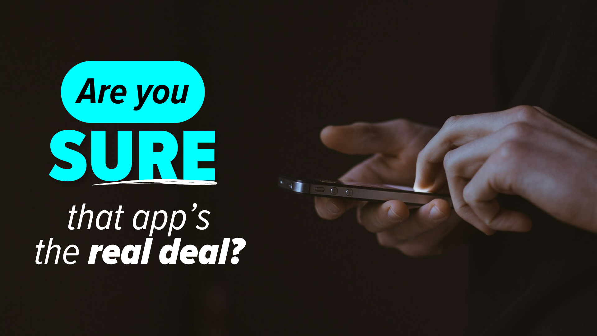 person holding a cell phone with text