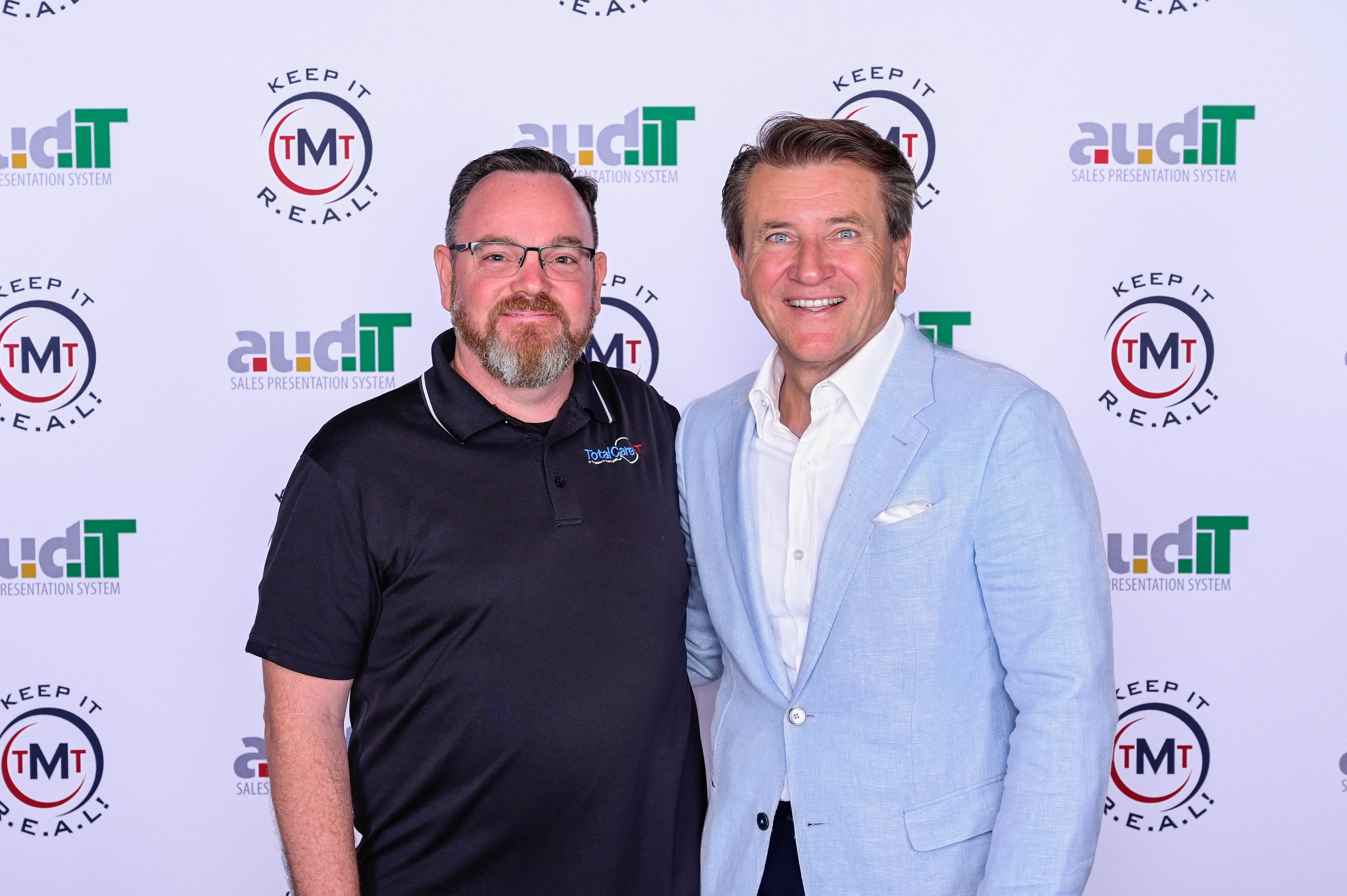 Aaron with Robert Herjavec