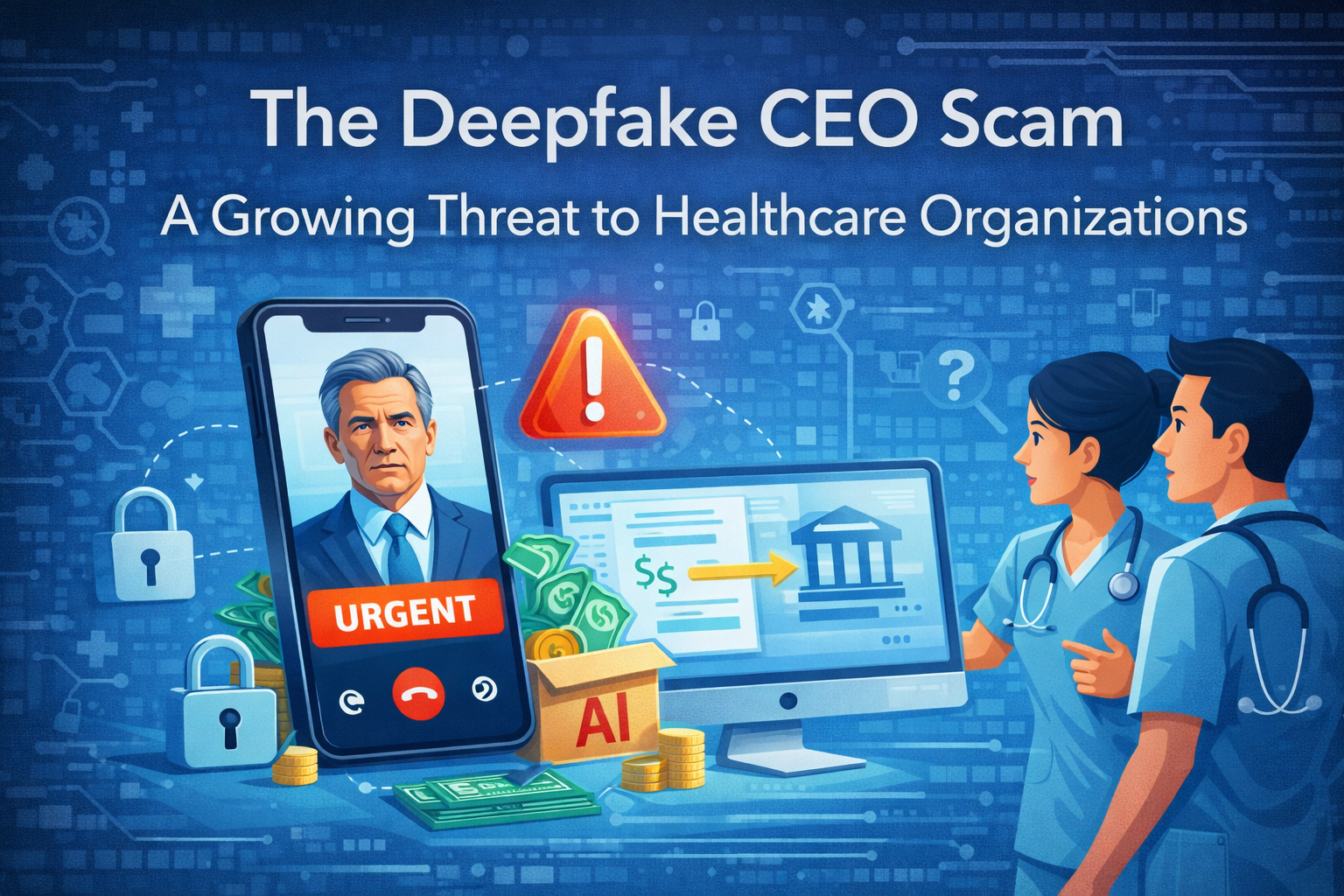 The Deepfake CEO Scam: A Growing Threat to Healthcare Organizations