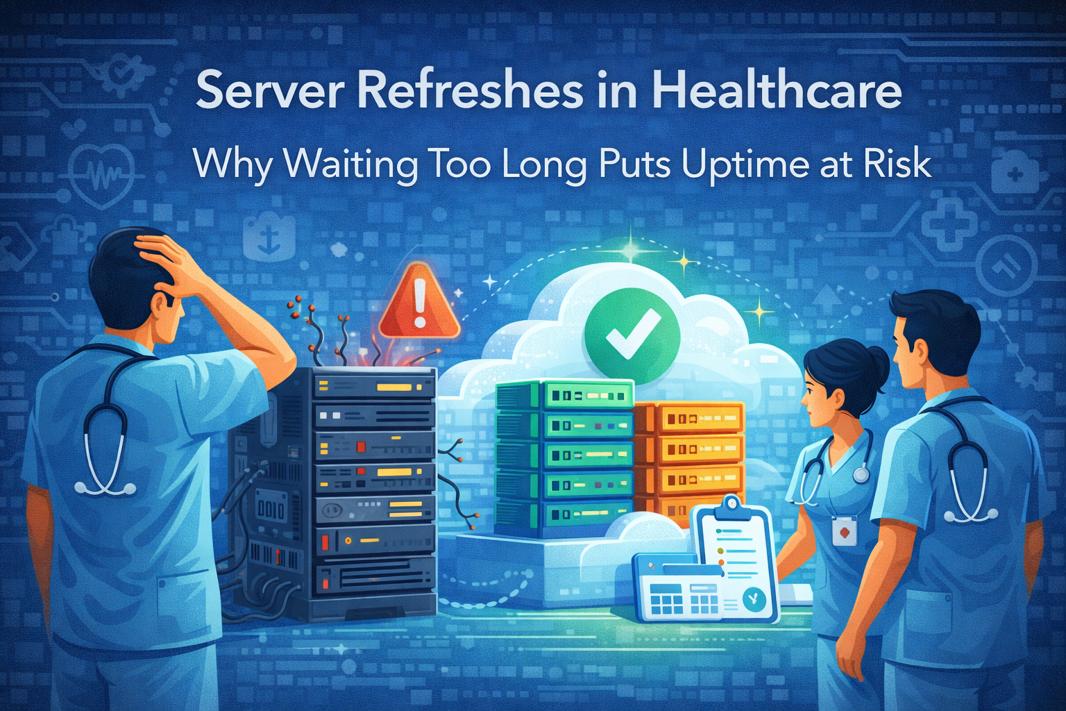 Server Refreshes in Healthcare: Why Waiting Too Long Puts Uptime at Risk