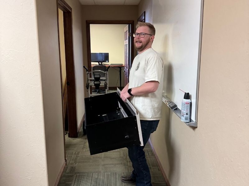 Chris moving into new Boise office