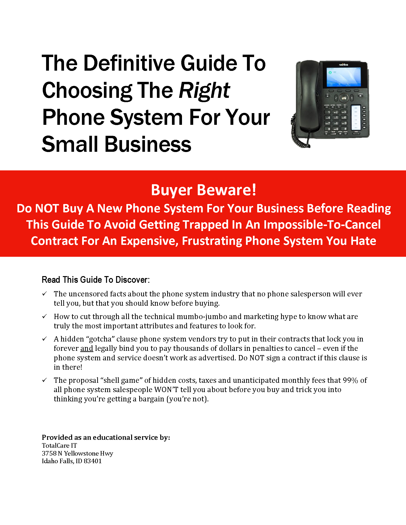 Phone System Buyers Guide 2023